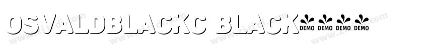 OsvaldBlackC Black字体转换